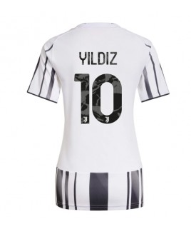 Günstige Juventus Kenan Yildiz #10 Heimtrikot Damen 2025-26 Kurzarm
